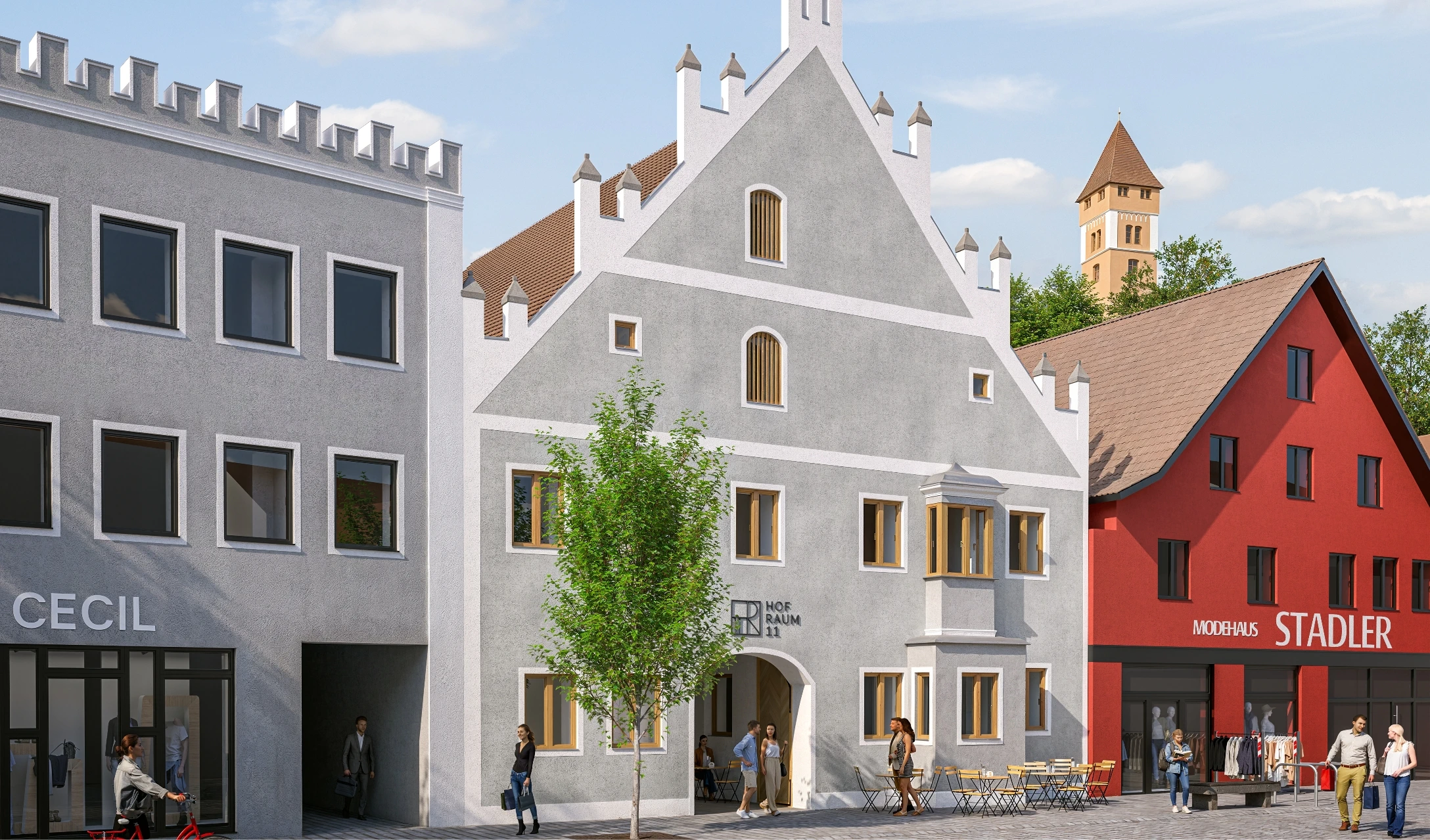 Fassade Hofraum 11